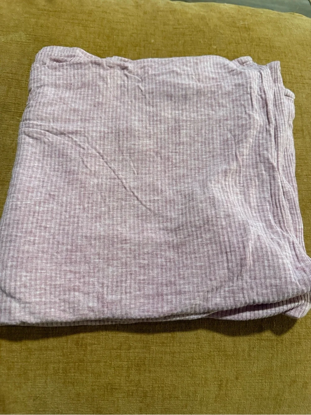 Little Sleepies Pink Heathered Baby Blanket